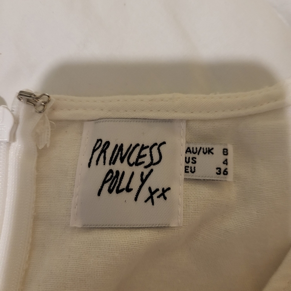 Princess Polly Cream Puff Sleeve Dress - Picture 4 of 4